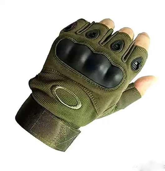 دستکش کوهنوردی اوکلی نیم انگشت (تاکتیکال نیم پنجه) Oakley Ha