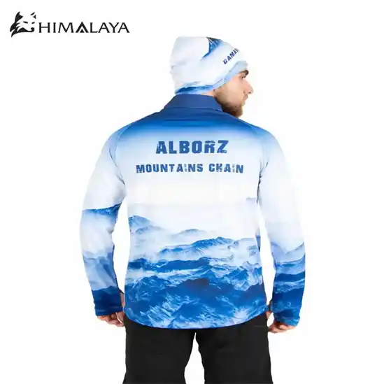 بلوز میکرو نیم زیپ کوهنوردی هیمالیا طرح دماوند CM93