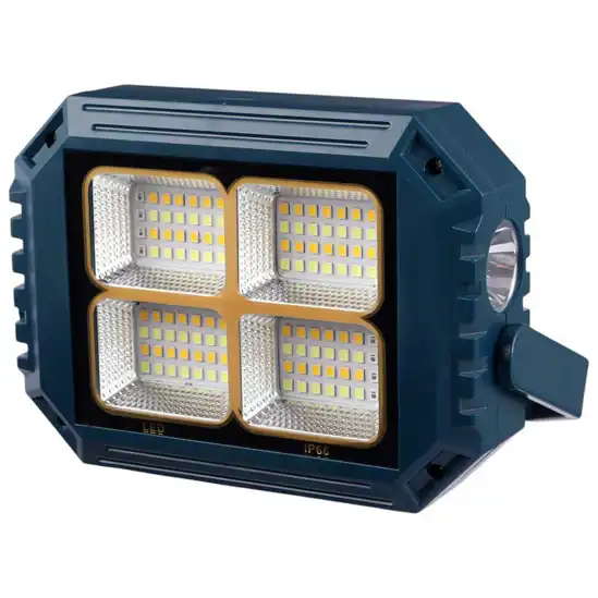 پروژکتور سیار شارژی و پاور بانک خورشیدی مدل CK902