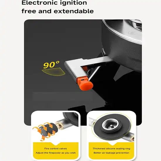 اجاق سه شعله حرفه‌ای M-3D