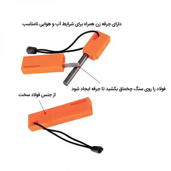 سرشعله  شلنگی چخماق دار فایرمپل سوئدی مدل 121