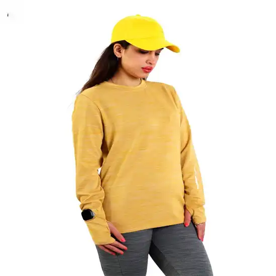 بلوز یقه گرد فینگر دار ساعتی میکرو هیمالیا