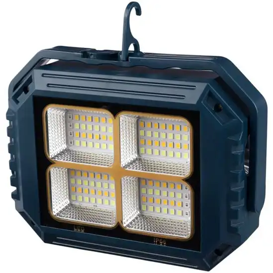 پروژکتور سیار شارژی و پاور بانک خورشیدی مدل CK902