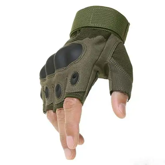دستکش کوهنوردی اوکلی نیم انگشت (تاکتیکال نیم پنجه) Oakley Ha