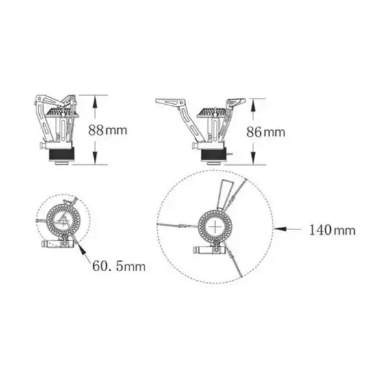 سرشعله سه پر فایرمپل  سوئدی مدل FMS-102
