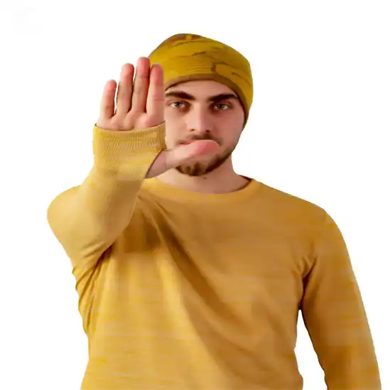 بلوز یقه گرد فینگر دار ساعتی میکرو هیمالیا